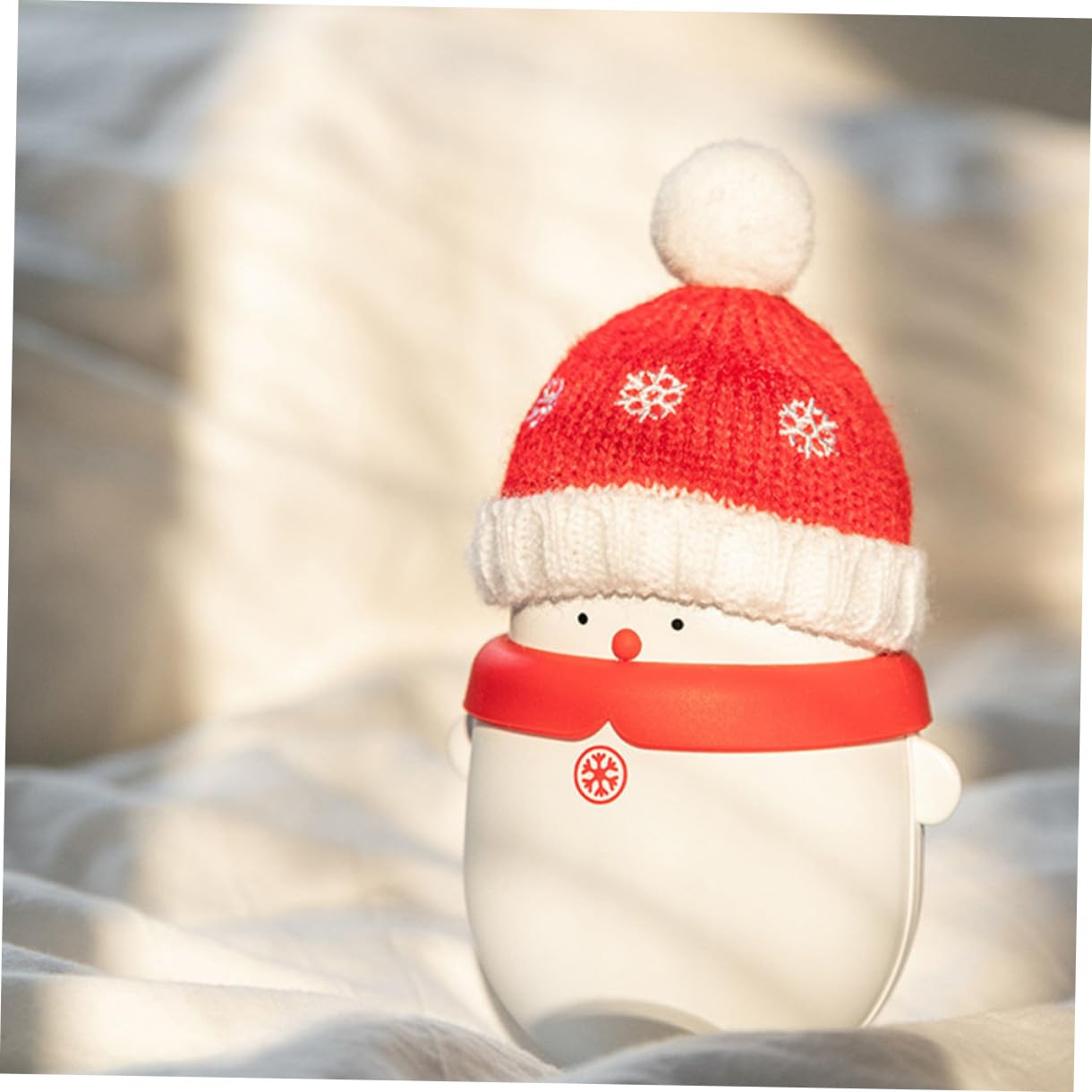 TOYANDONA USB Handwärmer Powerbank Schneemann Tragbar für Winter mit USB Aufladung Multifunktionales Ladegerät für Kalte Hände und Durchblutungsförderung