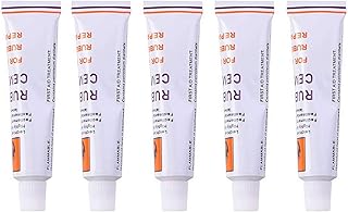 Fgbetcv 5 PCS Tire Plug Glue,Rubber Cement Tire Repair,Bicycle Tire Repair Glue Kit,Bike Tyre Inner Tube Puncture Repair Rubber Cement Bicycle Tire Patch Glue (White)