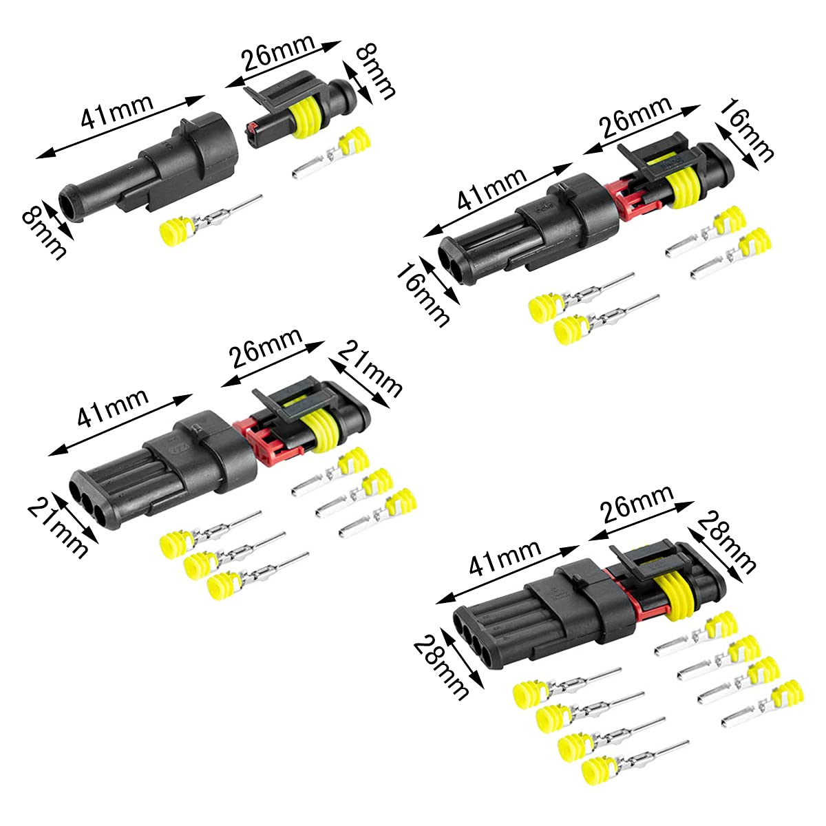 T-förmiger wasserdichter Stecker, 2-polig, 2 männliche Enn, 1 weiblich, schwarz, rund, V-Kabel, Lichterkette, Splitter für Außenbeleuchtung 13 T-förmiger wasserdichter Stecker, 2-polig, 2 männliche Enn, 1 weiblich, schwarz, rund, V-Kabel, Lichterkette, Splitter für Außenbeleuchtung 13
