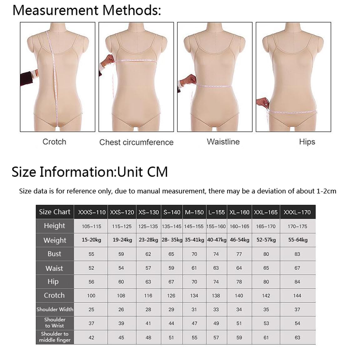 Vestito da Pattinaggio Artistico per Bambina Donna, Manica Lunga, Strass, Body da Balletto Abito da Ginnastica