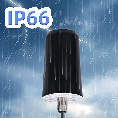 Miniatura 4 de Antena impermeable de montaje en pared 4G LTE, 2.5 dBi, IP66, conector macho SMA, montaje de orificio pasante