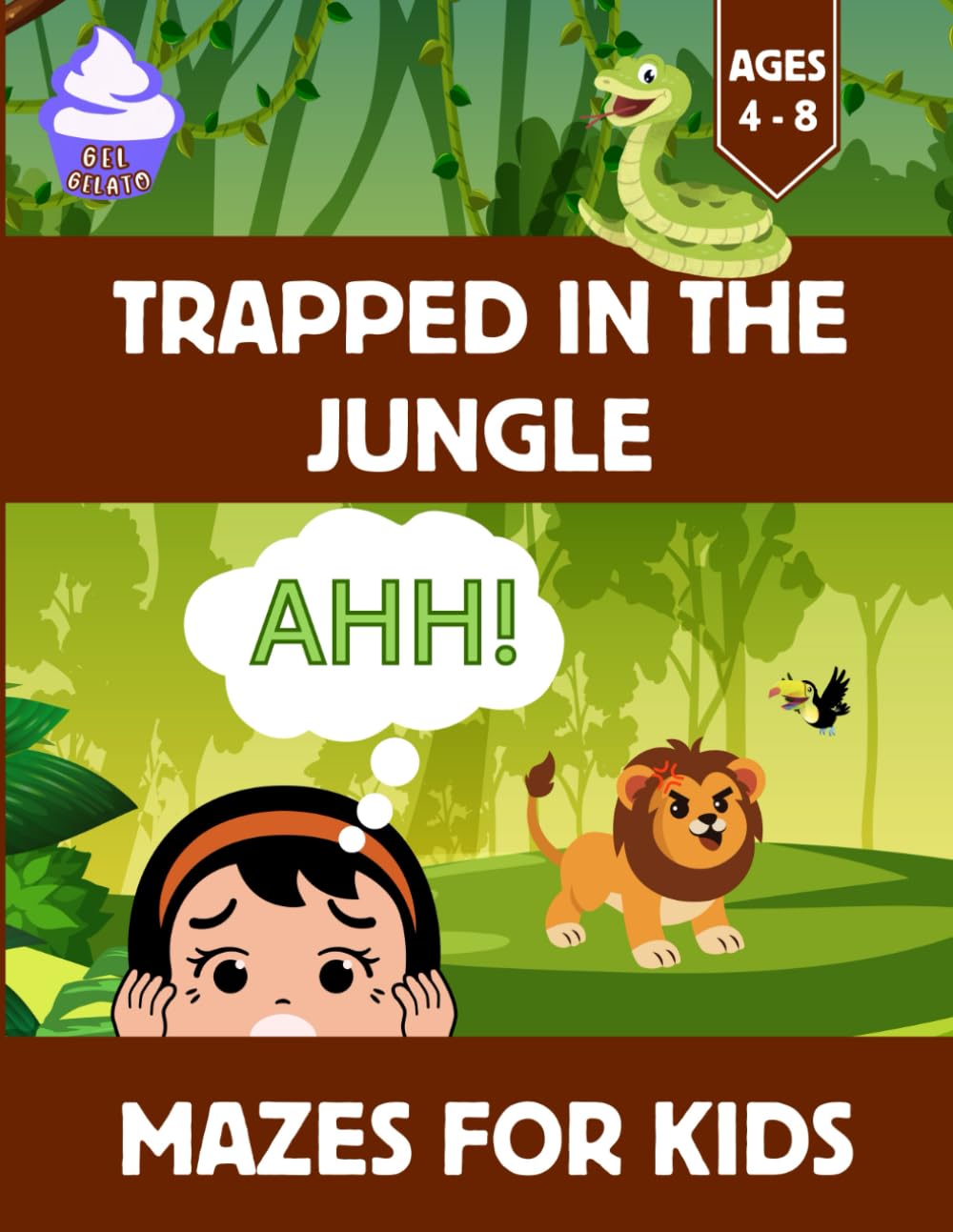 Mazes For Kids Ages 4-8: Maze Activity Book | 80 Jungle Themed Puzzles | Children's Workbook with Games, Puzzles, Logic and Reasoning, Critical Thinking, and Problem-Solving