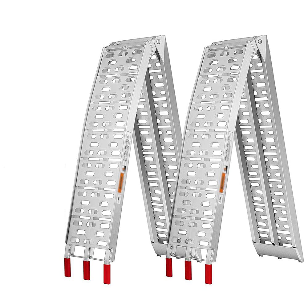 Buy 2pcs 7.5ft Aluminum Loading Ramps, Folding Ramp, Hitch Rack Hauler