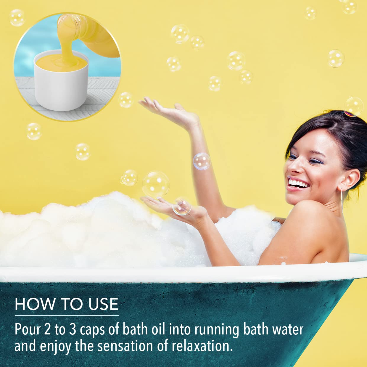 Espuma Baño Set Vainilla & Jazmín & Monoi de Tahiti 3x350ml - Cuidado del Cuerpo - Relajación - Fragancia Exótica - Aromaterapia - Spa - Baños de Burbujas - Belleza