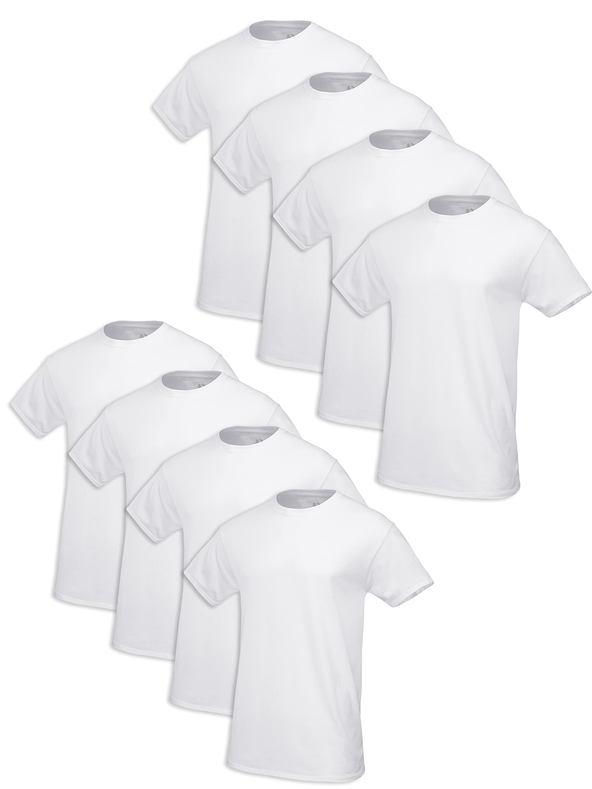 Fruit Of The Loom mens Premium Tag-free Cotton Undershirts (Regular and Big & Tall) Base Layer Top