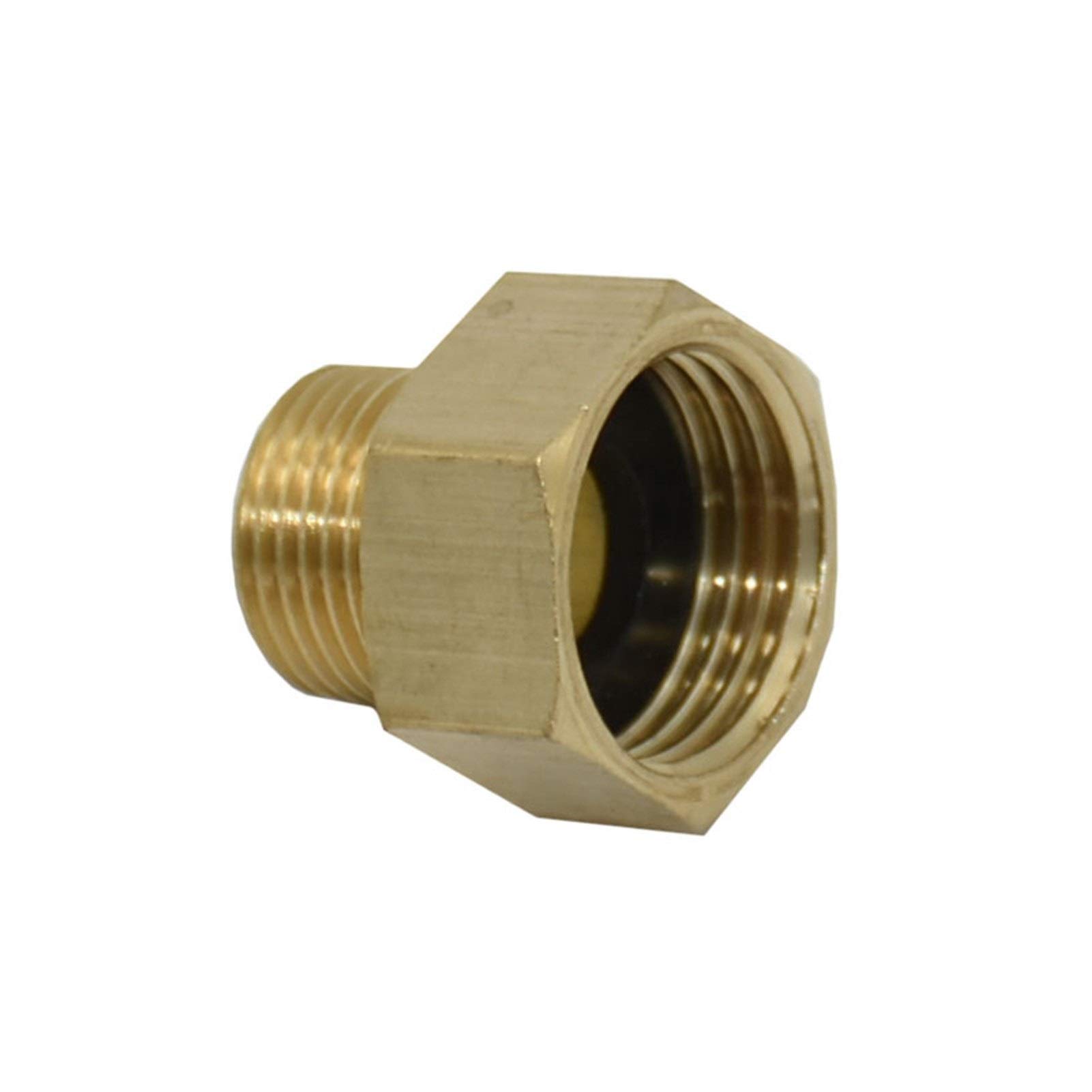 Tubo flessibile da giardino con connessione rapida Filettatura esterna 3/8" a 1/2" in ottone filettatura esterna filettato Connettore tubo di riparazione tubo da giardino rubinetto connettore Raccordi