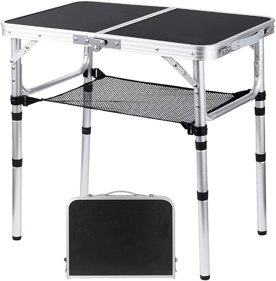 Amazon.com: YihuiKo Folding Camping Table, Adjustable Height Amazon.com: YihuiKo Folding Camping Table, Adjustable Height