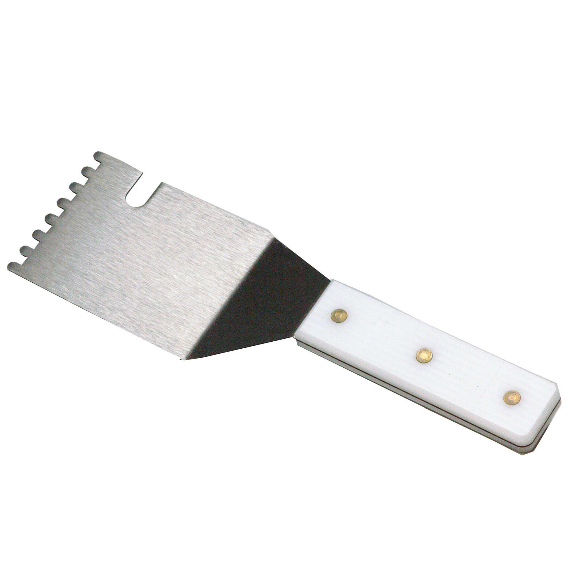 Star Mfg. Grooved Panini Spatula For Pro-Max Grills by Star Micronics – Medium, Stainless Steel, Silver, Model CG-S