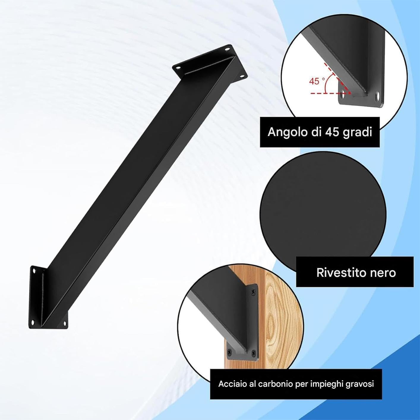 Équerres D Angle 45 Degrés 2 Pièces Équerre Pour Pergola