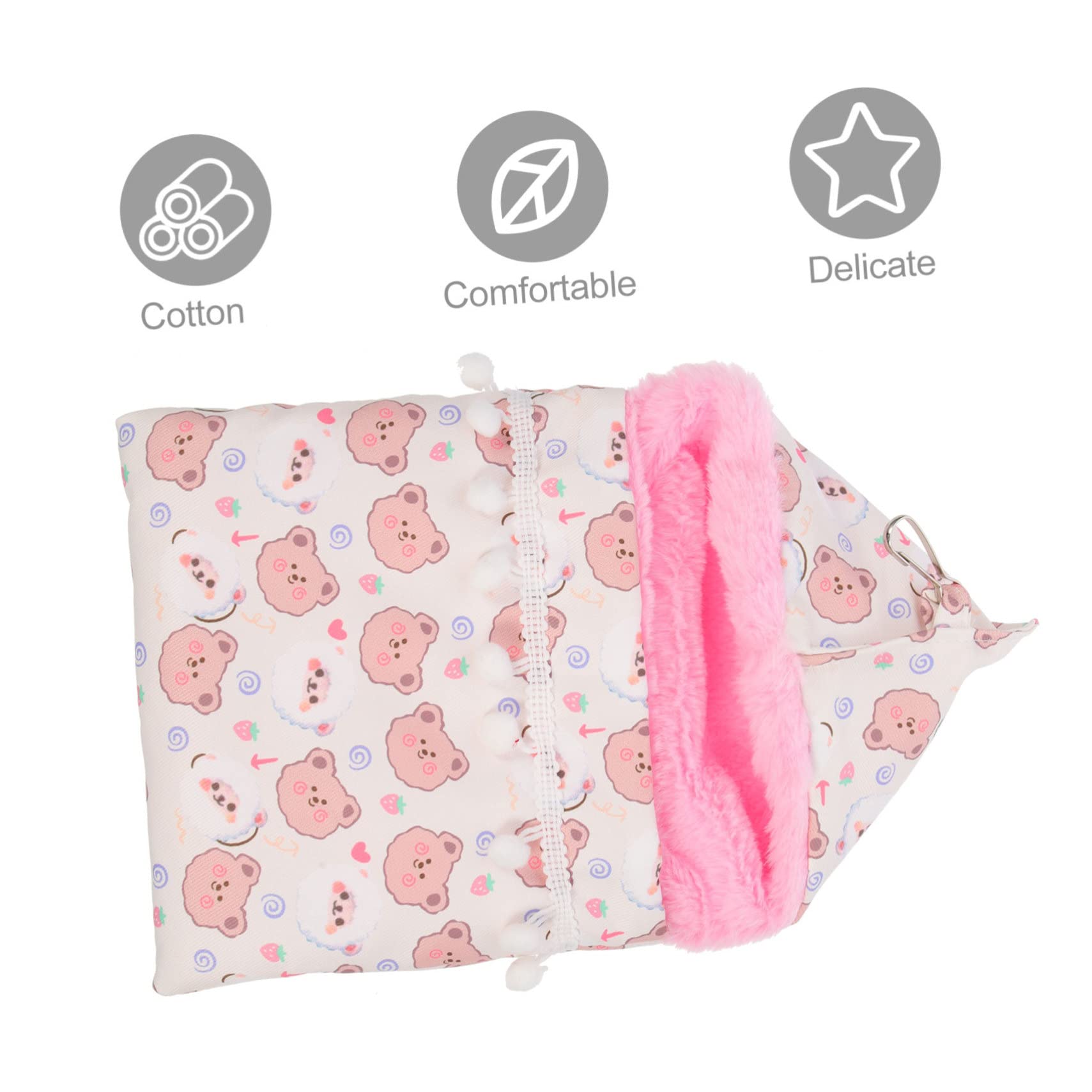 minkissy 4stücke Hamster Hängematte Aus Weiche Kuschelhöhle Für Nagetiere Warmes Und Bequemes Bett Für Hamster Ratten Und Chinchillas Für Käfige Pflegeleicht Und Geruchsfrei