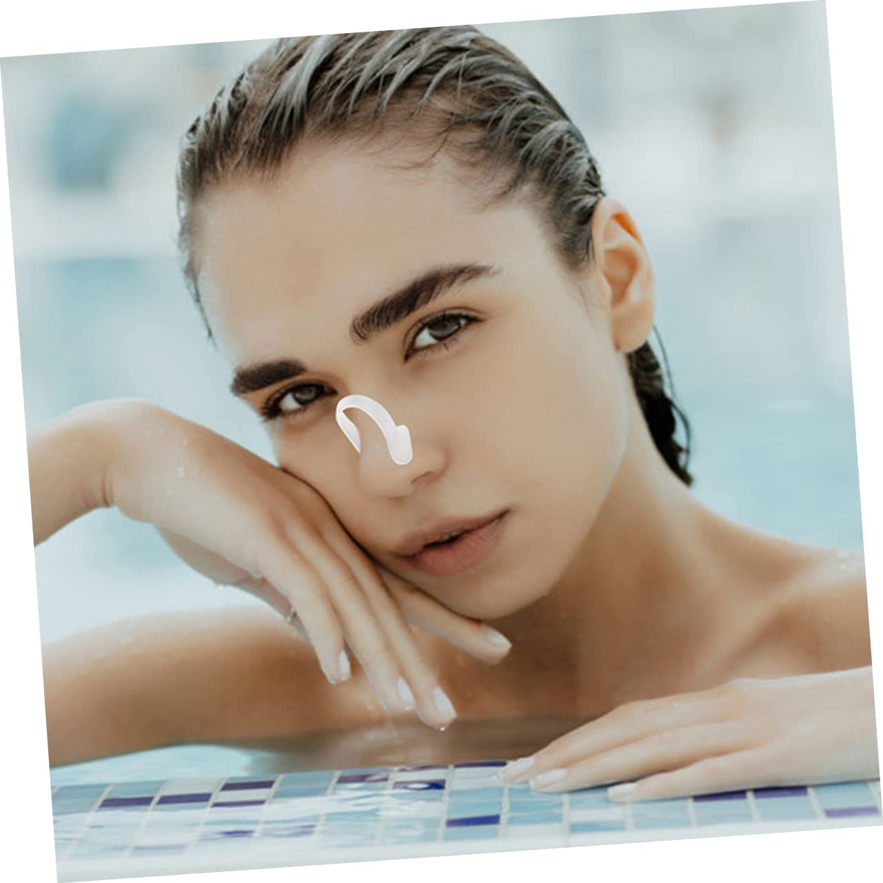 Abaodam 5 Series Clip Nasal Portátil para Natación Y Resistente Desgaste Cajas De Pinzas para Nadadores Y Acuáticos 6 Cajas*5
