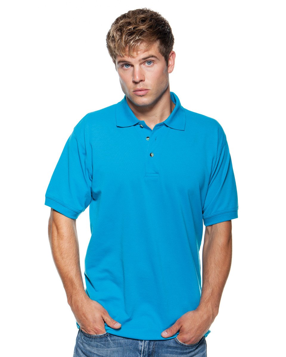 Kustom Kit Workwear Pique Polo Colour=Graphite Size=L