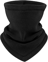 HASAGEI Schlauchschal Herren Damen Fleece Multifunktionstuch Motorrad Halstuch Herren Bandana Windabweisend Halswärmer Winter Warm Gefüttert Nackenwärmer für Outdoor Radsport Ski Motorrad Laufen