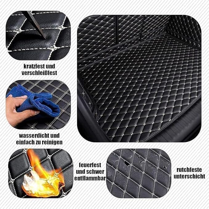 Tapis de coffre Buick GL8 cuir fini les rayures et les taches de liquide dans l'auto - 6