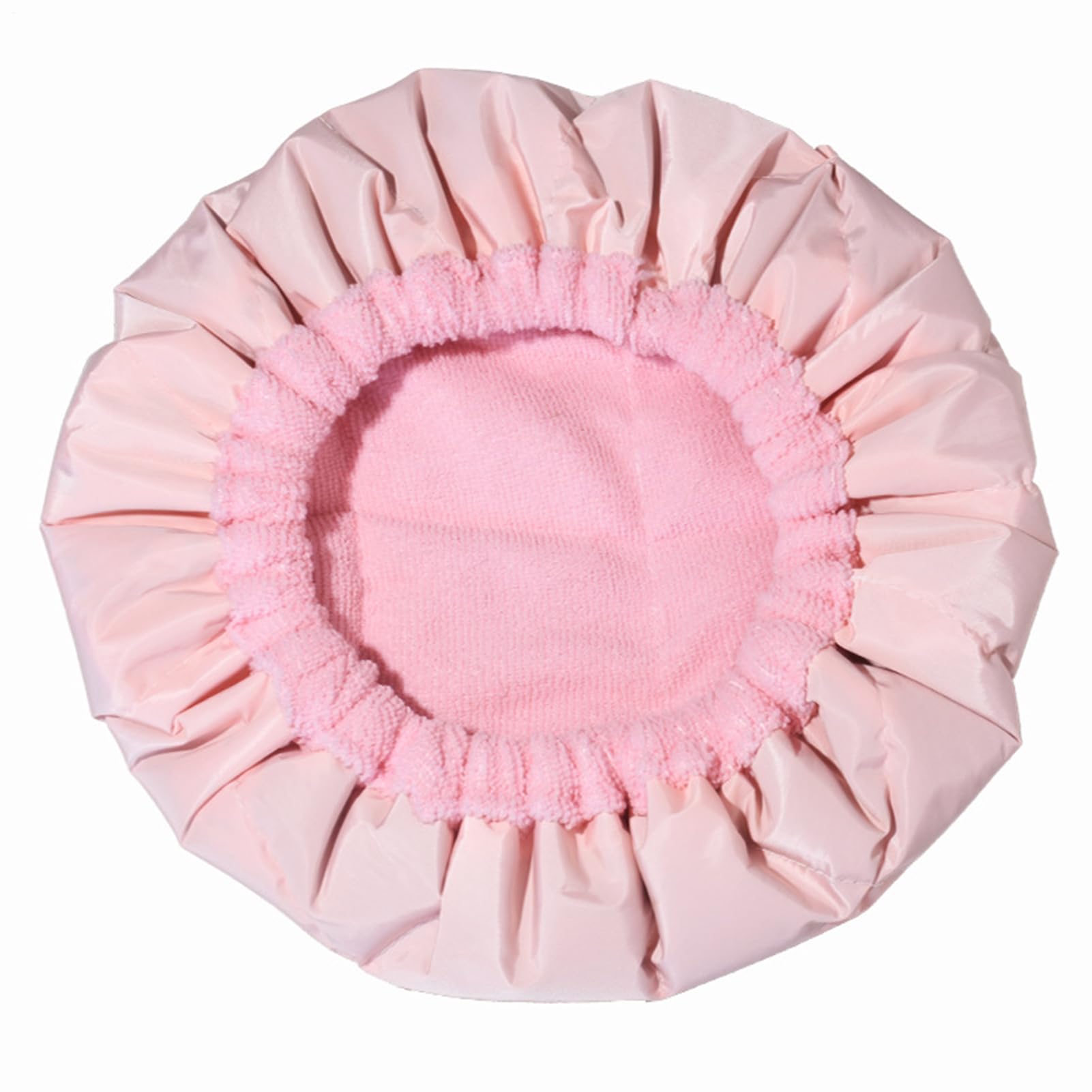 Heizhaube – 27 cm tiefe Pflege, Dampfkopfhörer für die Mikrowelle | Thermo-Linen-Kappe, kabellos, für, Duschzubehör