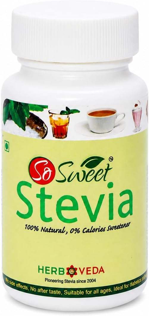 Stevia Extract 10g, Sugar-Free, 100% Natural Sweetener, Zero-Calorie, Ideal for Sweetening Drinks, Baking, and Cooking, Perfect for Diabetics and Keto Diets, Pack of 1