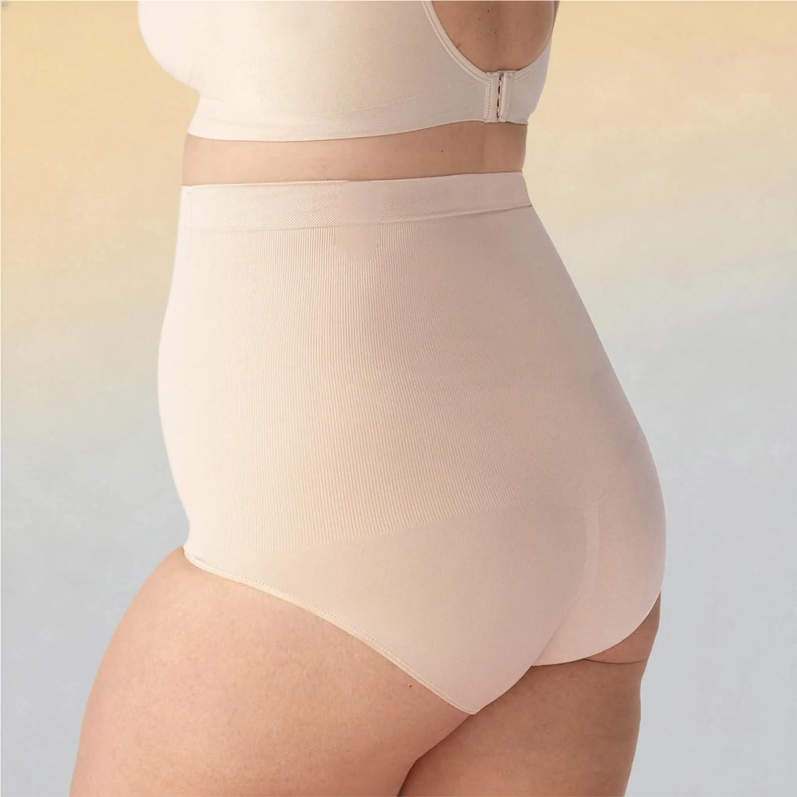 Faja Reductora Mujer Bragas Moldeadoras de Cintura Alta Talla Grande for Mujer, Bragas elevación Cadera Antideslizantes Silicona sin Costuras con Control Barriga