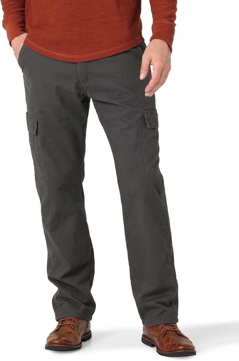 Wrangler Authentics Pantalón cargo con forro polar para hombre