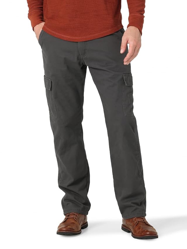 Wrangler Authentics Mens Fleece Lined Cargo Pant