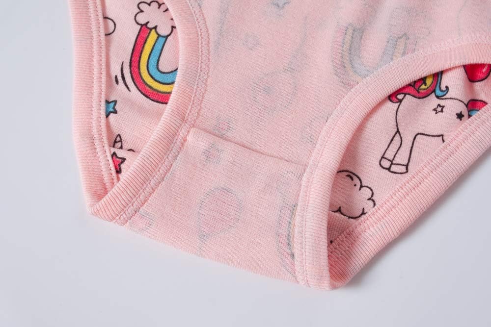 benetia Girls' Soft Cotton Underwear Little Kids ' Assorted Panties (Pack of 6) - Image 4