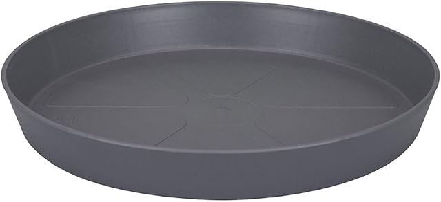 2 x Heavy Duty Clear Small/Large Plastic Saucer Planter Plant Pot Saucers Water Tray Base (40cm)