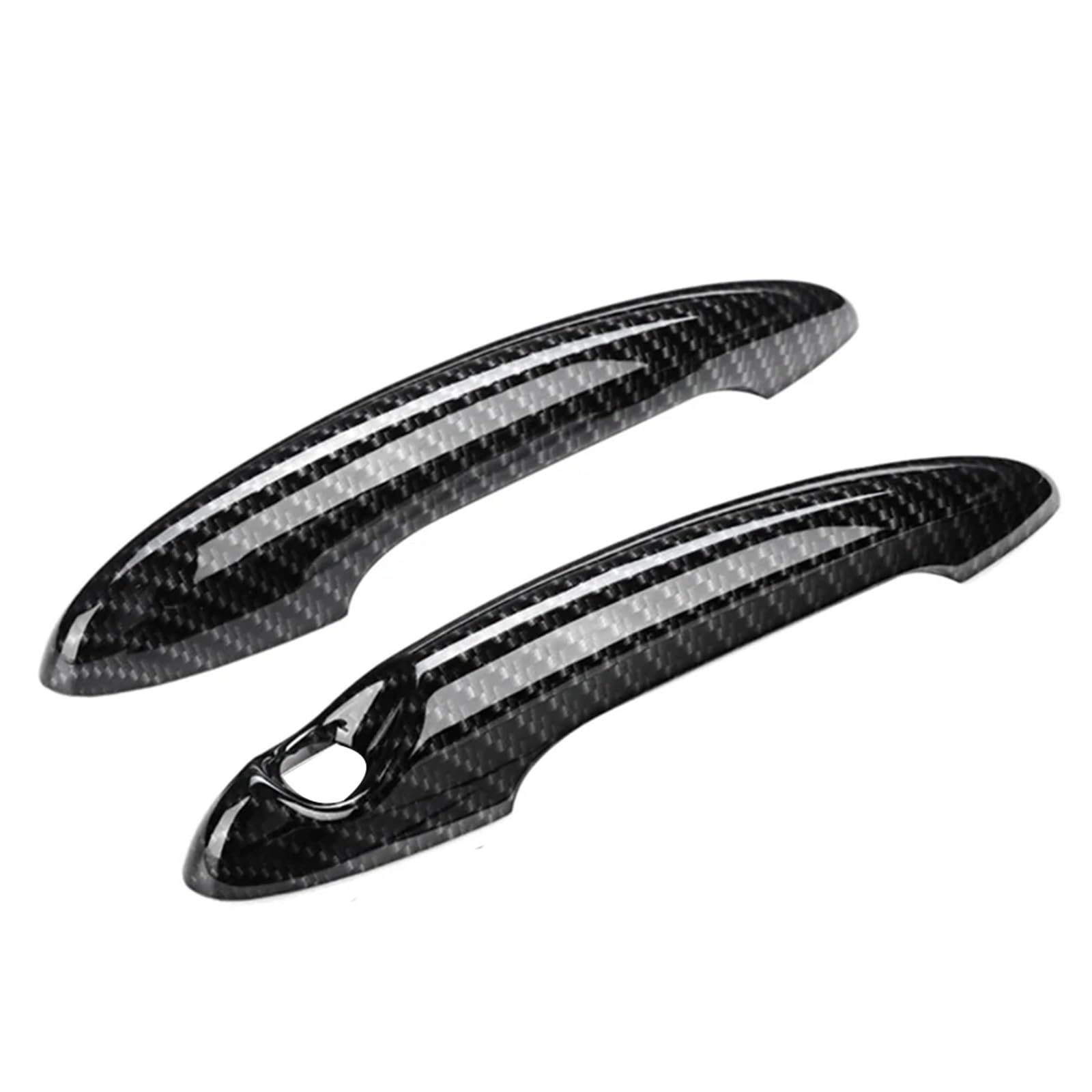 Rdwspli One Color Exterior Handle Shell Compatible With Mini For Mk Ii For Convertible For R57 2009-2015 Door Handle Cover Trim Carbon Fiber Outside Exterior