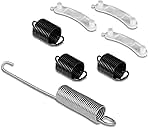 Washing Machine Suspension Spring Kit (3x WP63907 Springs + W10250667 Counterweight + 3x 285744 Tub Pads), Complete Repair Set for Whirlpool/Maytag/Kenmore Washers