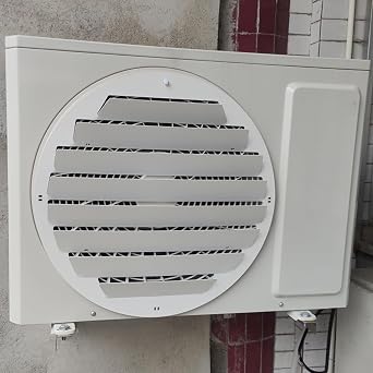 Klima Dış Ünite Saptırıcı ve Havalandırma Kapağı, 46 cm Koruyucu Ağ ve Hava Kılavuzu Panjur Kapağı, Verimli Soğutma ve Enerji Tasarrufu için Doğrudan Üfleme Önleyici Bölme