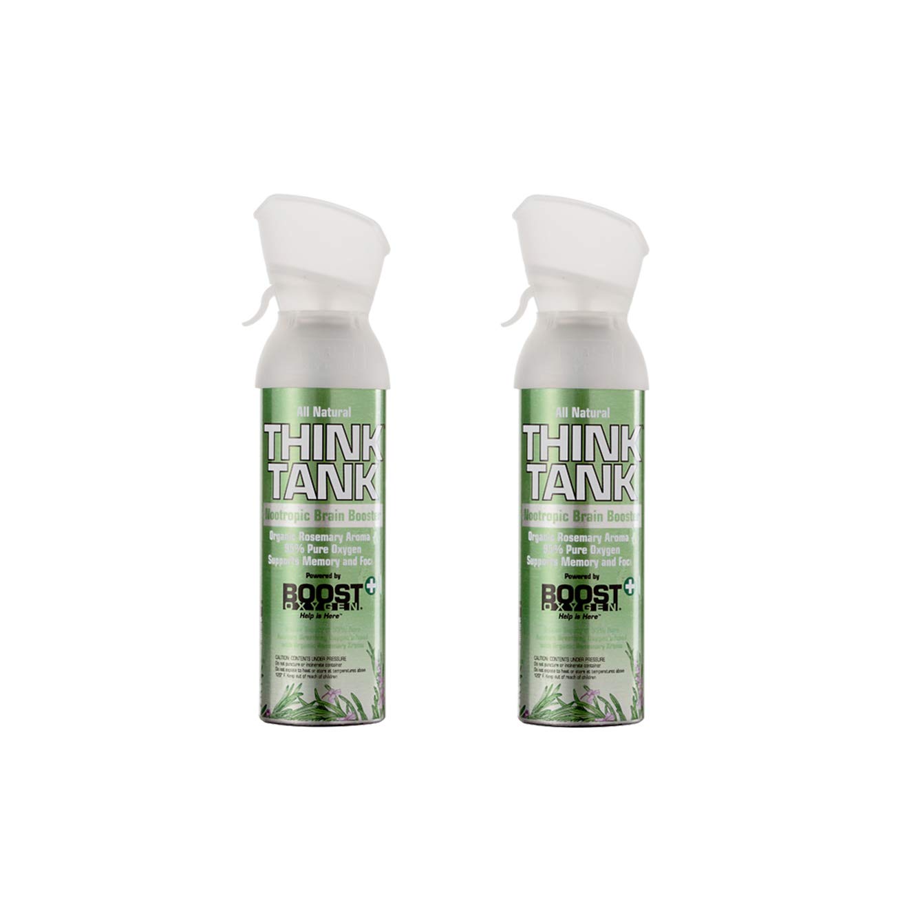 Boost Oxygen Pure Pocket Sized Oxygen Supplement Portable Canister (10L) - Special Think Tank Energy Booster Edition