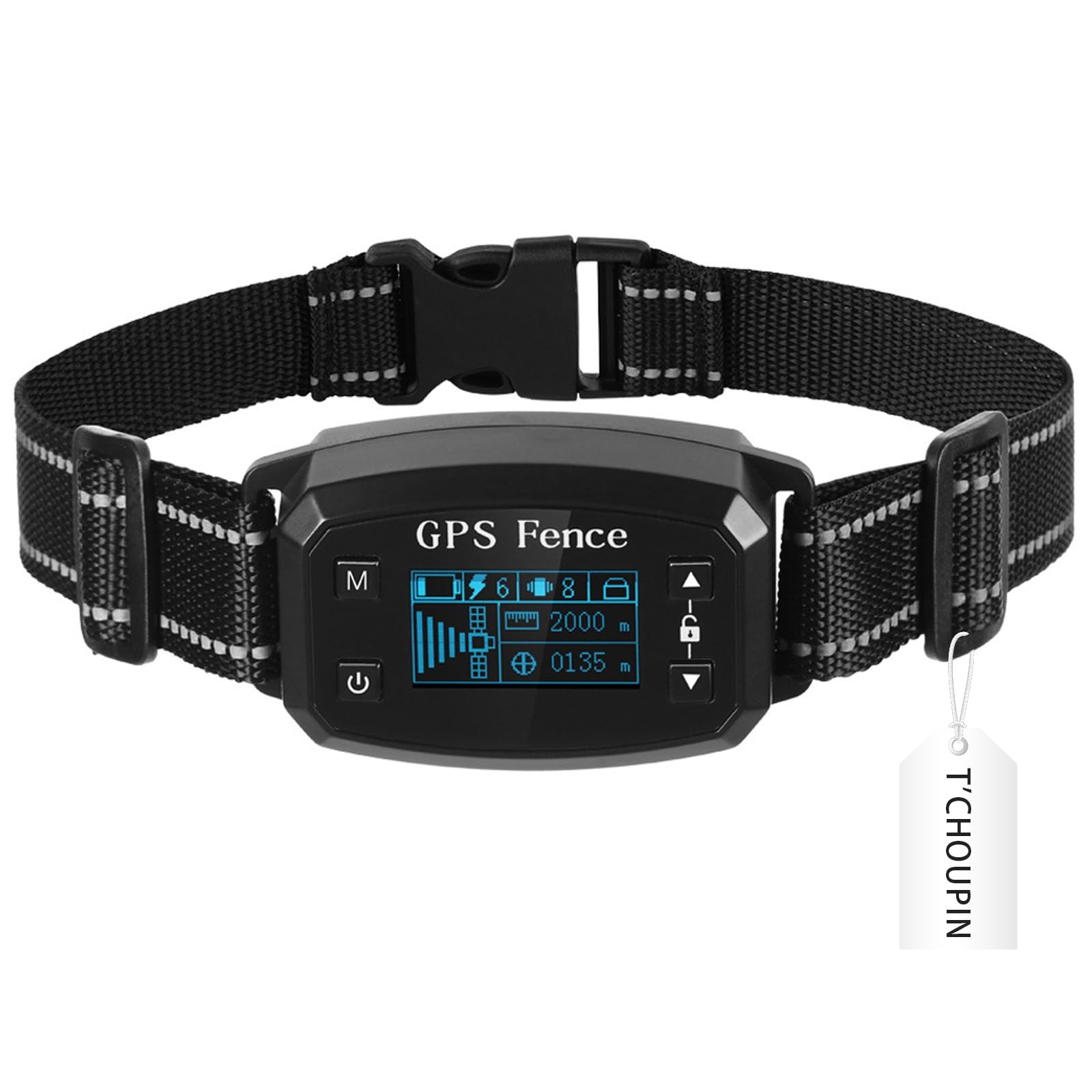 Clôture électrique pour Chien sans Fil - avec écran LCD Couleur - Distance maximale 2000 m - 9 Niveaux d'intensité
