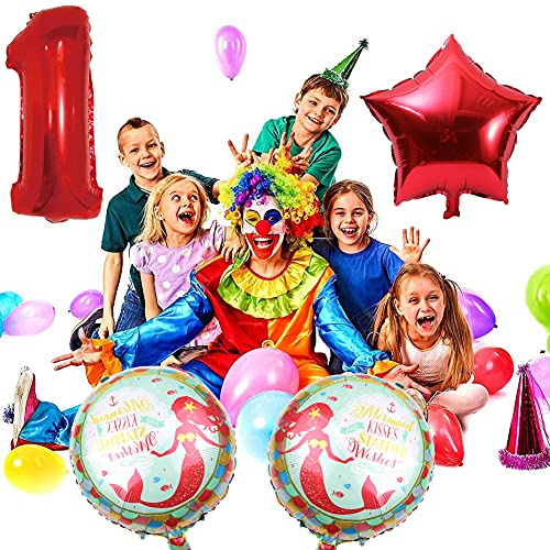 Sirena Decorazioni Compleanno, Hilloly Sirena Buon...