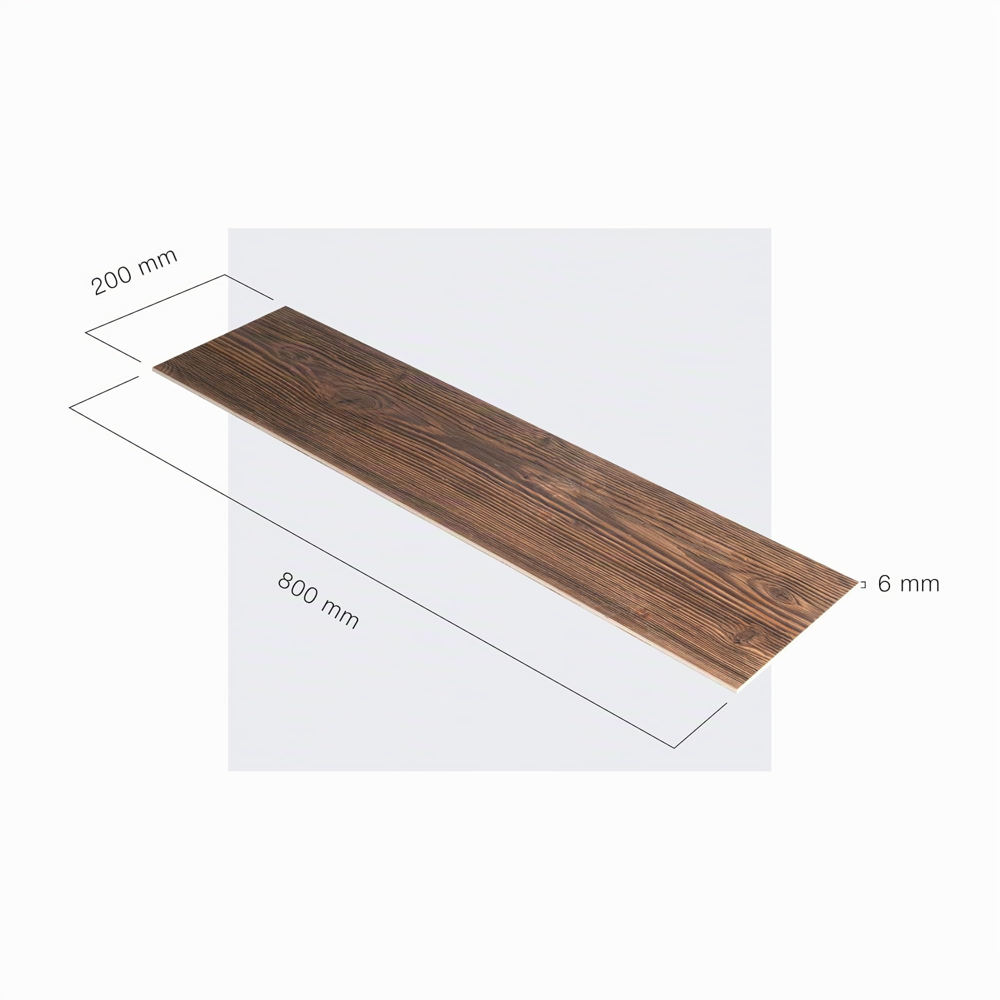 SUN WOOD Stick-it Rivestimento murale legno adesivo in design legno antico //TIROL 01 I 0,48m² Rivestimento Parete Panelli murali adesivo pannello decorativo