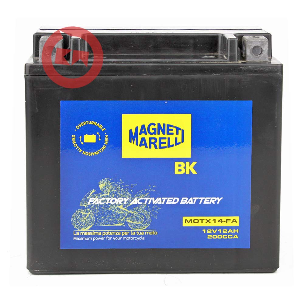 Batteria Magneti Marelli MOT12A - Sigillata, Precaricata, Pronta All'Uso, Per Moto E Scooter - Foto 8