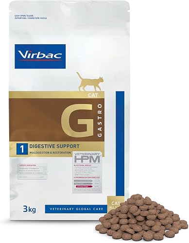 Virbac Veterinary HPM Cat Digestive Nourriture pour Chat Sac de 3 kg Taille S - 1