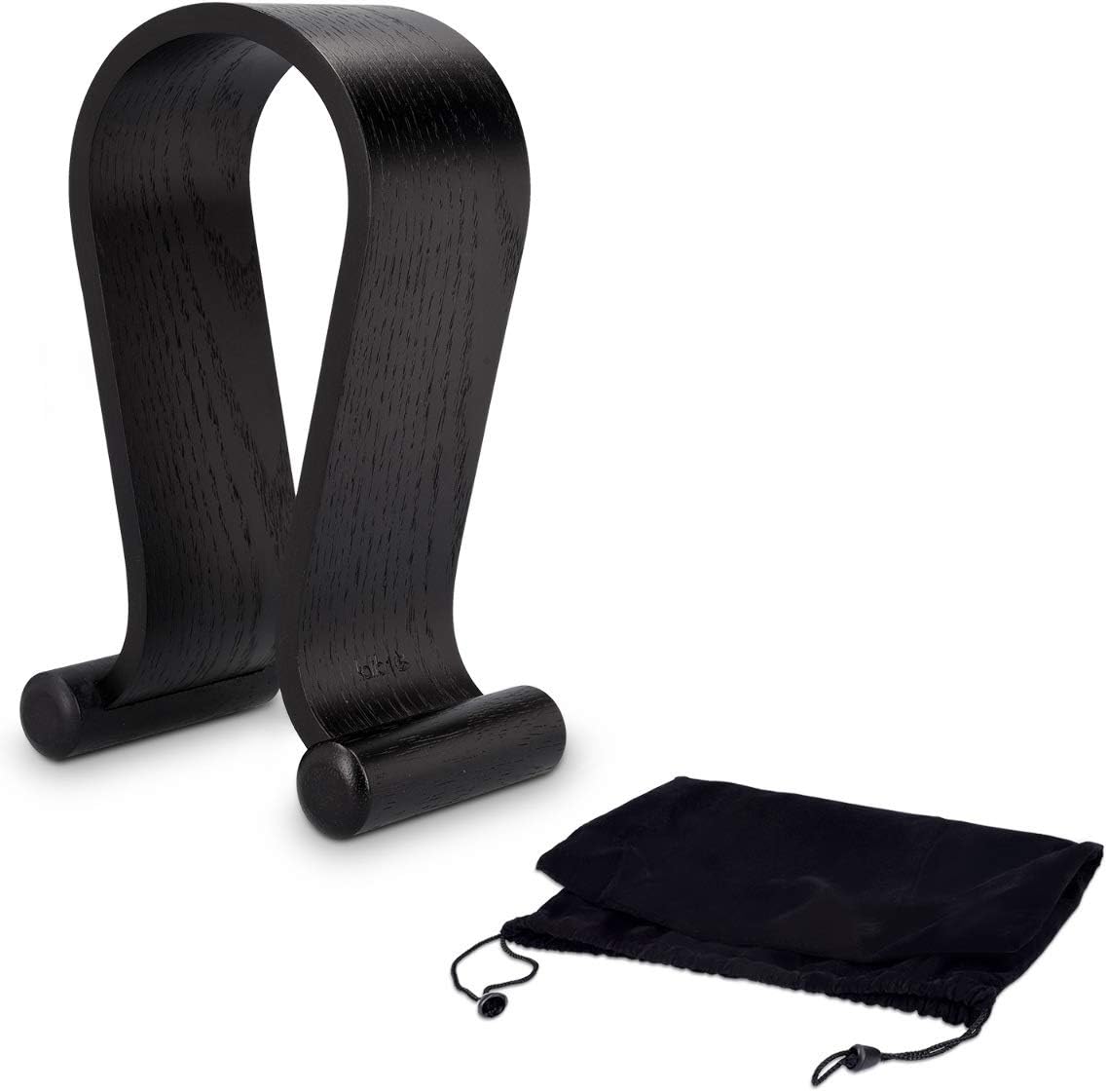 kalibri Wooden Omega Headphone Stand - Universal Headset Wood Hanger - Holder for Gaming Headsets DJ Studio Headphones & Earphone Display - Oak - Image 3