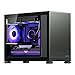 TWELF Nyx D32 Gaming PC – Ryzen 5 5500, RX 7600 8GB, 16GB DDR4, 512GB NVMe SSD, Windows 11 Pro, Liquid Cooled, Mini Tower - Mystery Gift Included