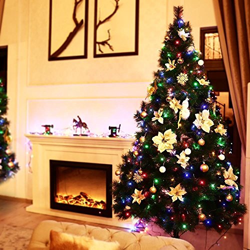 Toodour Multicolor Christmas Lights, 131Ft 350 Led Plug In Christmas String Lights With 8 Modes And Timer, Connectable Outdoor Christmas Lights For Home, Party, Christmas Decorations #TOP6
