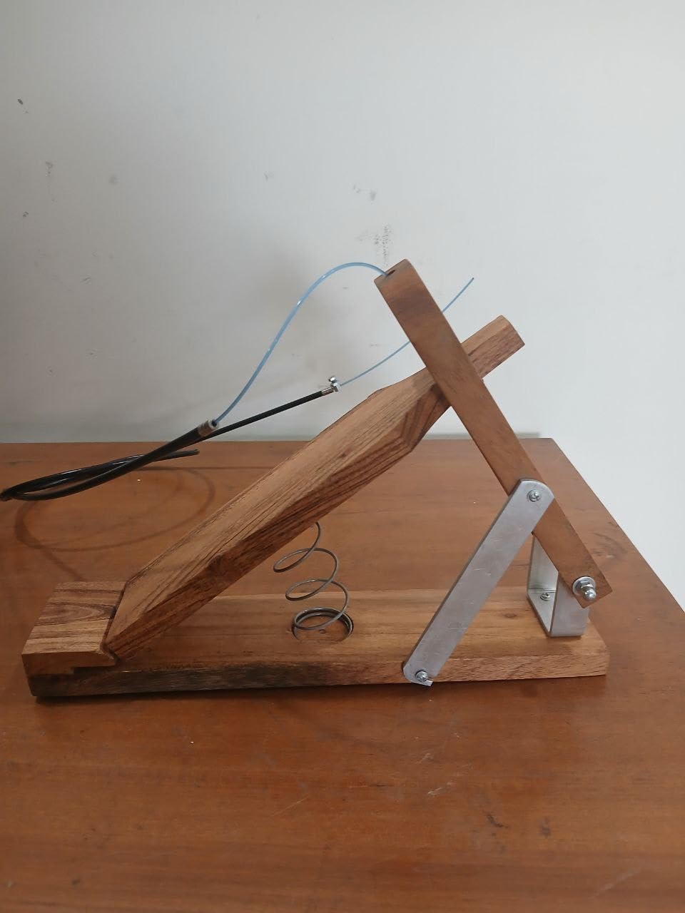 Boîte Shruti en bois de teck pur avec clés spéciales en bois et pédale – Boîte de drone en laiton Sur‑Pete 440 Hz (38,1 x 25,4 x 7,6 cm)