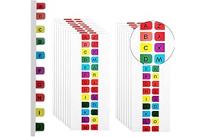 416 Pcs A-Z Index Tabs Dividers