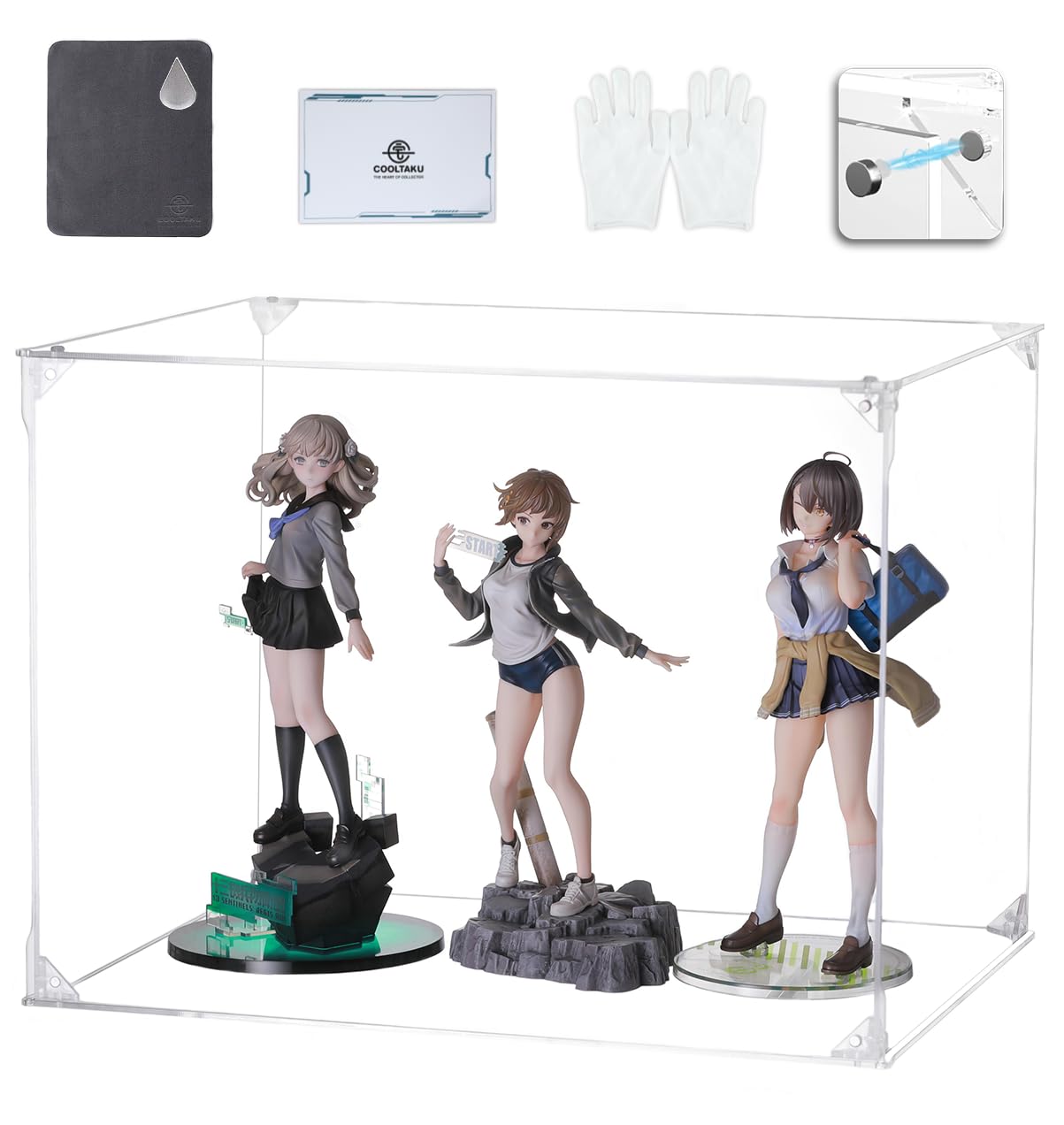 Amazon.co.jp: COOLTAKU フィギュアケース マグネット式前扉 アクリル Amazon.co.jp: COOLTAKU フィギュアケース マグネット式前扉 アクリル