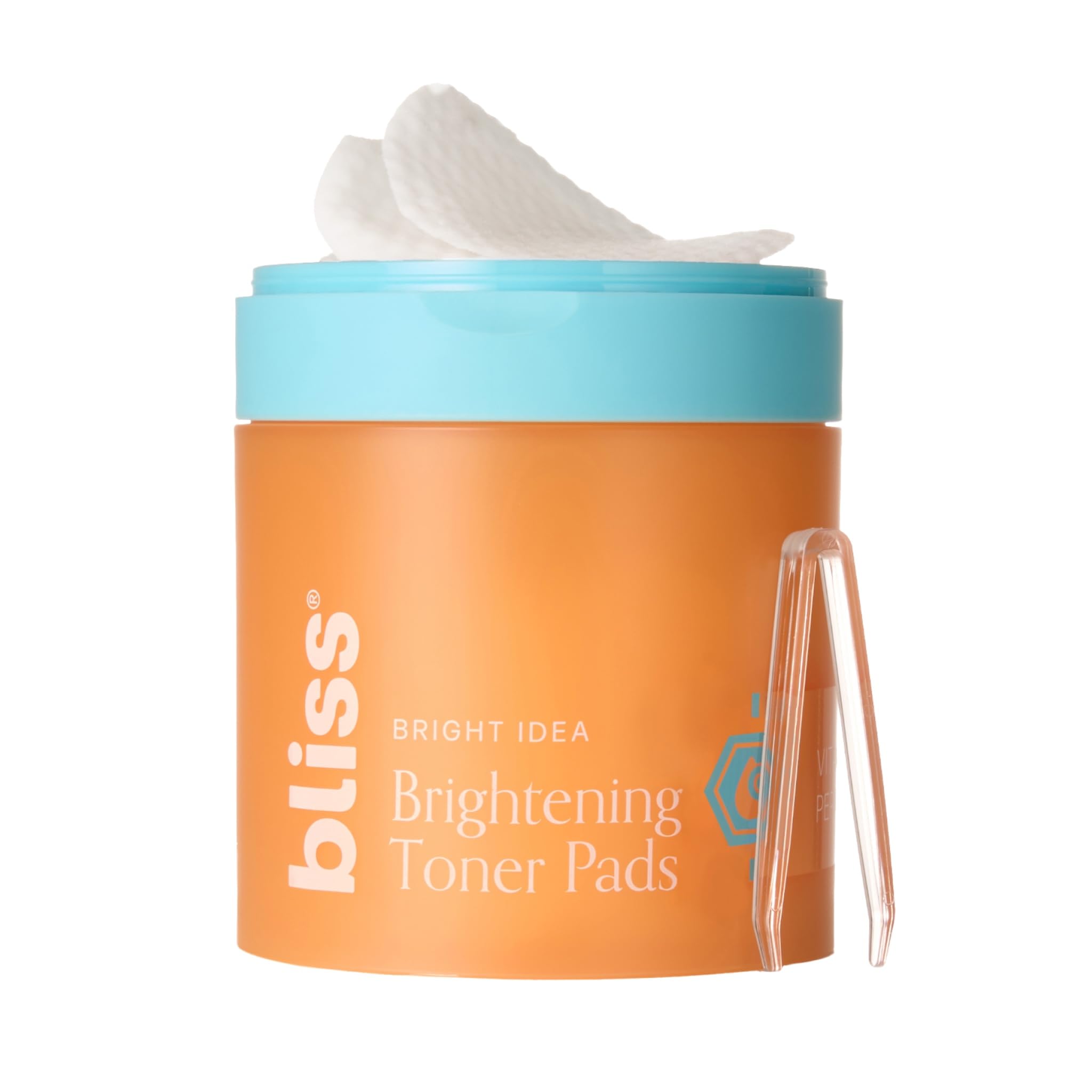 Bliss Bright Idea Vitamin C Brightening Toner Pads - 70 Pads - Cruelty-Free
