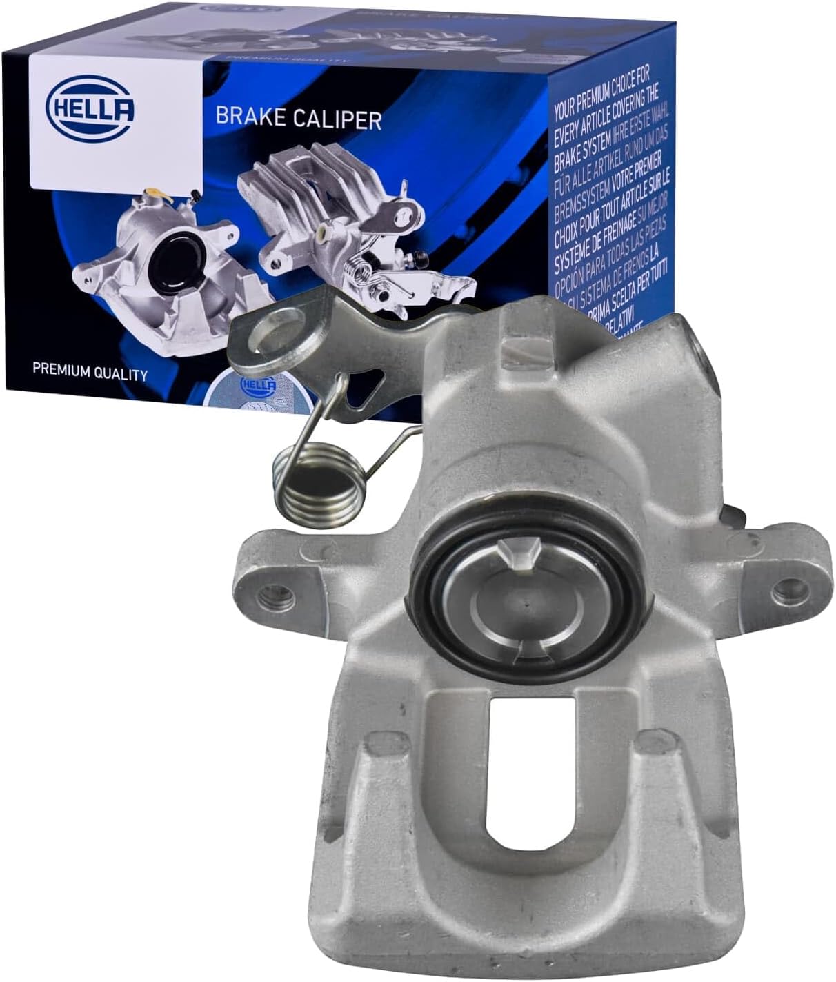 HELLA Brake Caliper Compatible with Select 1996-2004 Mercedes-Benz, Rear Left