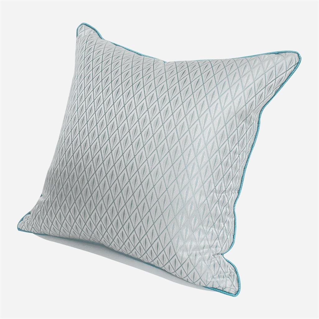 HBJWOV Nordic Silver Gray Throw Pillow Hotel Living Room Office Geometric Sofa Cushion Cover