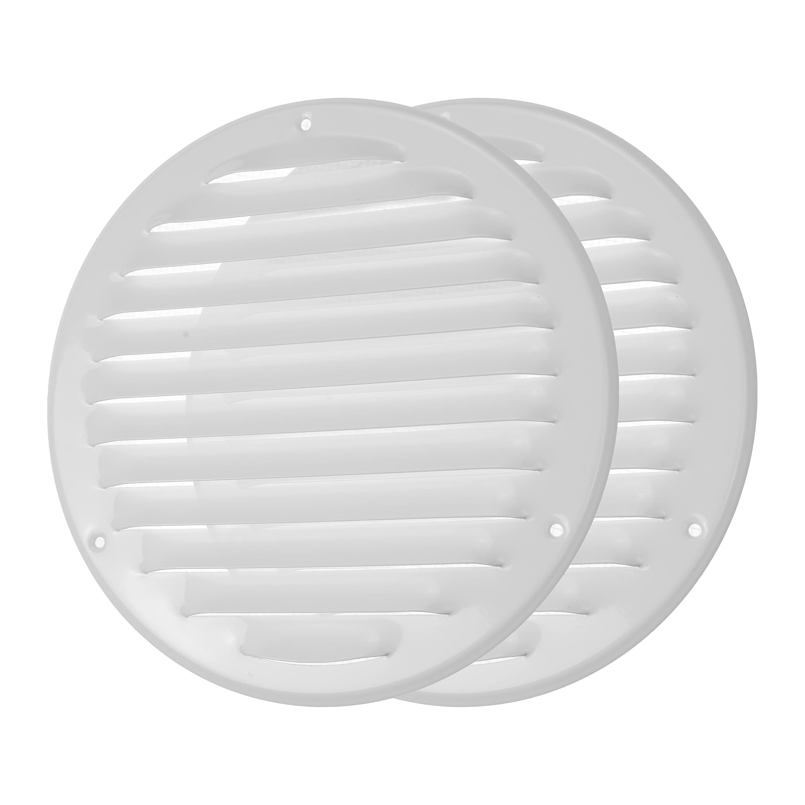 Buy Vent Systems6" Soffit Vent Cover Pack of 2 White Round Air
