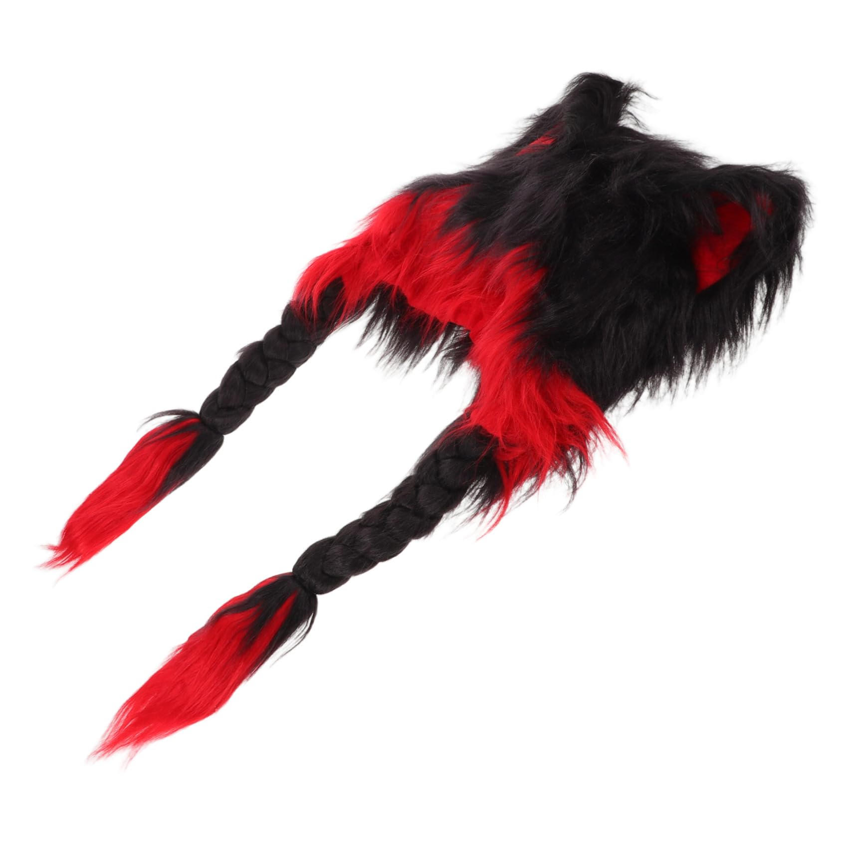Hohopeti Gorro de Felpa con Orejas de Gato Cálido y para Mujer Gorro de Peluche para Cosplay de Otoño Invierno Protección de Orejas para Fiestas Temáticas y Uso Diario