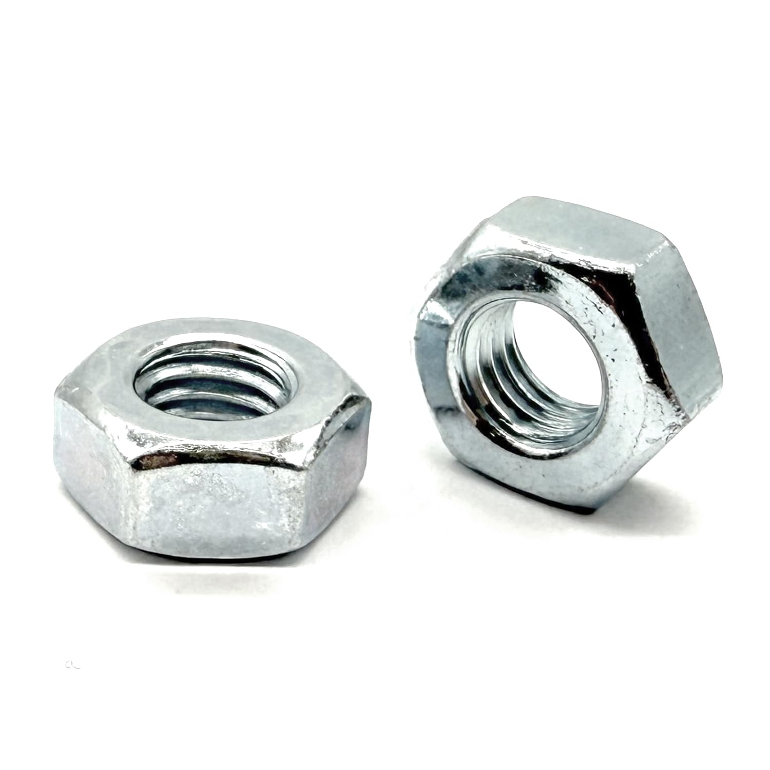 (100 Pieces) M10-1.5 Class 10 Finished Hex Nuts Zinc