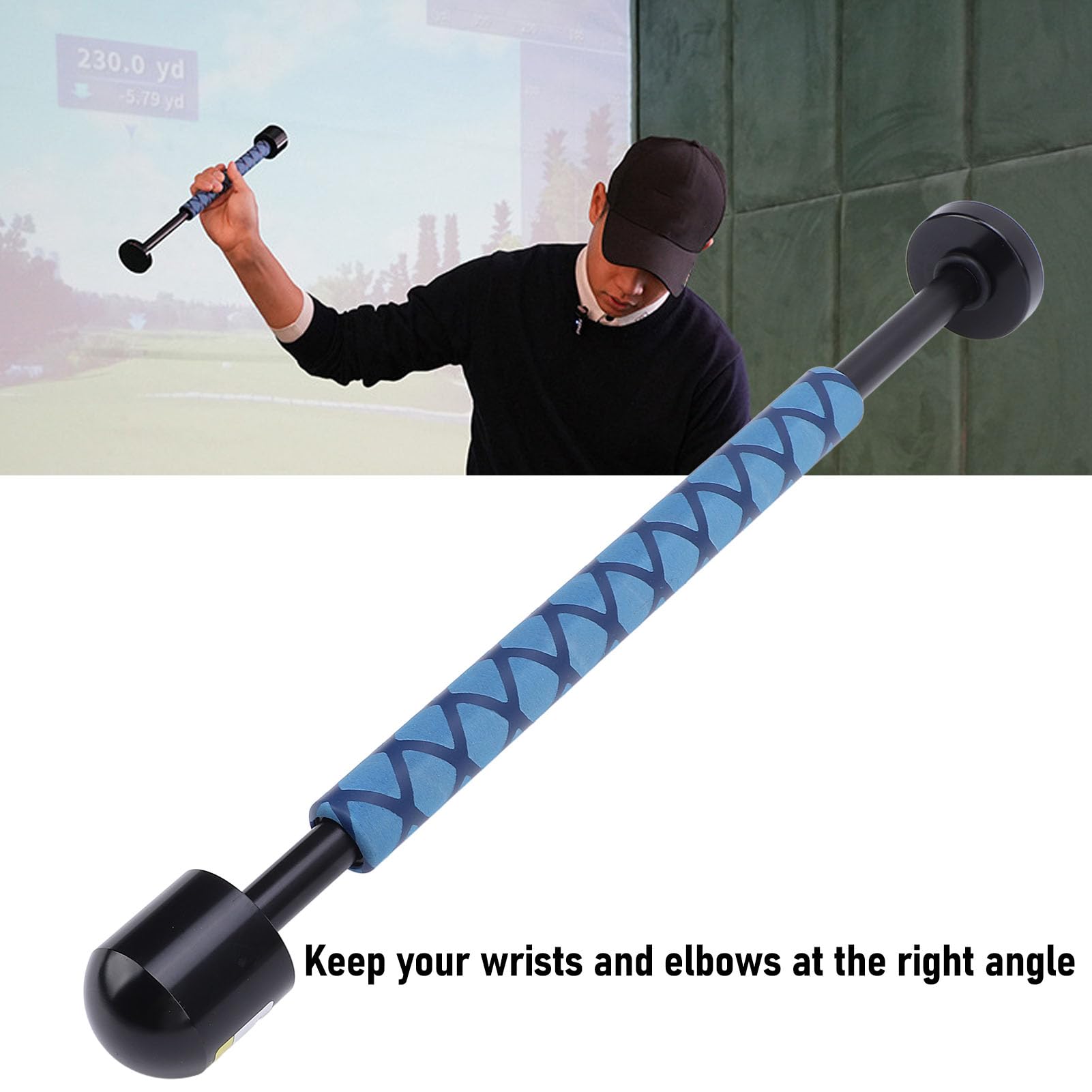 Club Swing Trainer Stick Control preciso para práctica al aire libre en interiores