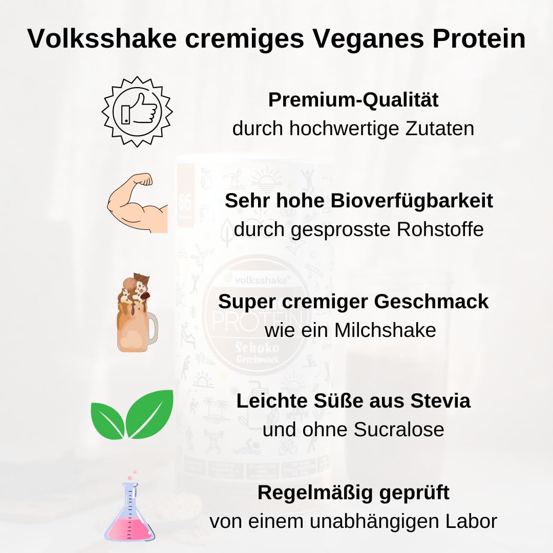 Protéines végétaliennes et vanille crémeuse | 1000 g | 12 sources de protéines végétales | Sans sucralose | Sans soja ni gluten | Qualité supérieure du lac de Constance | Fabriqué en Allemagne