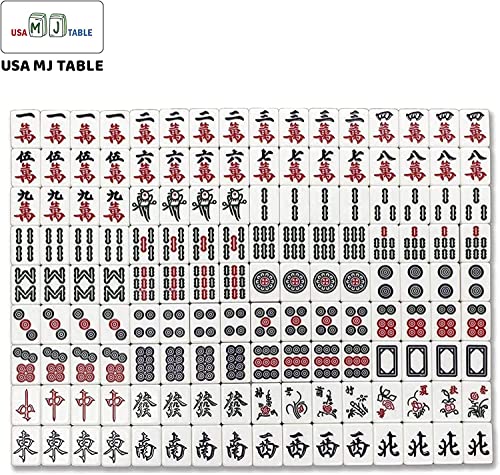 Mesa automática de Mahjong estilo nogal negro miniatura 3