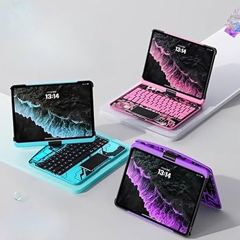 ipadキーボード360度回転透明iPad 第10世代 ケース キーボード付き 41knaLjgz8L.jpg